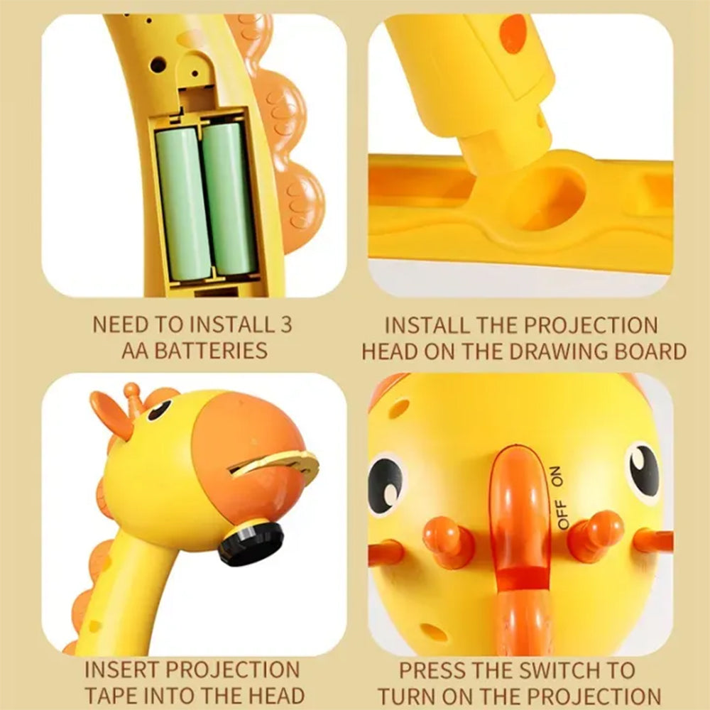 Projector Drawing Table with Lights & Music